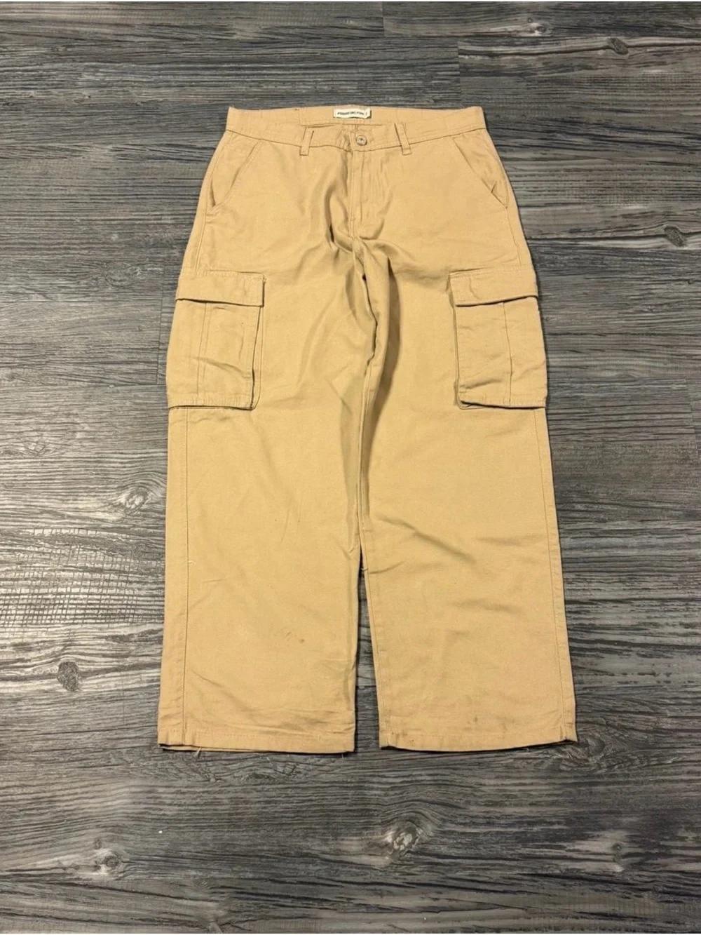 Classic Tan Cargo Pants for Men - Utility Style